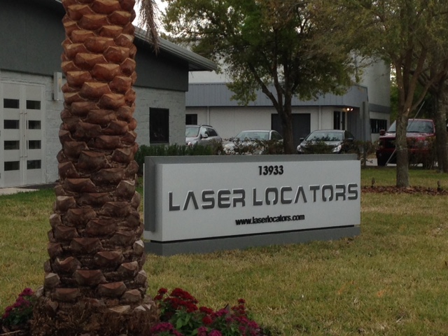 Monument Sign in Tampa, FL for Laser Locators