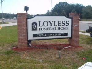 Loyless Lit Monument