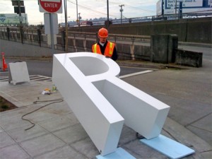 Giant Letter R