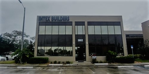 Tampa, FL- Intex Gets Large Halo Lit Exterior Channel Letters